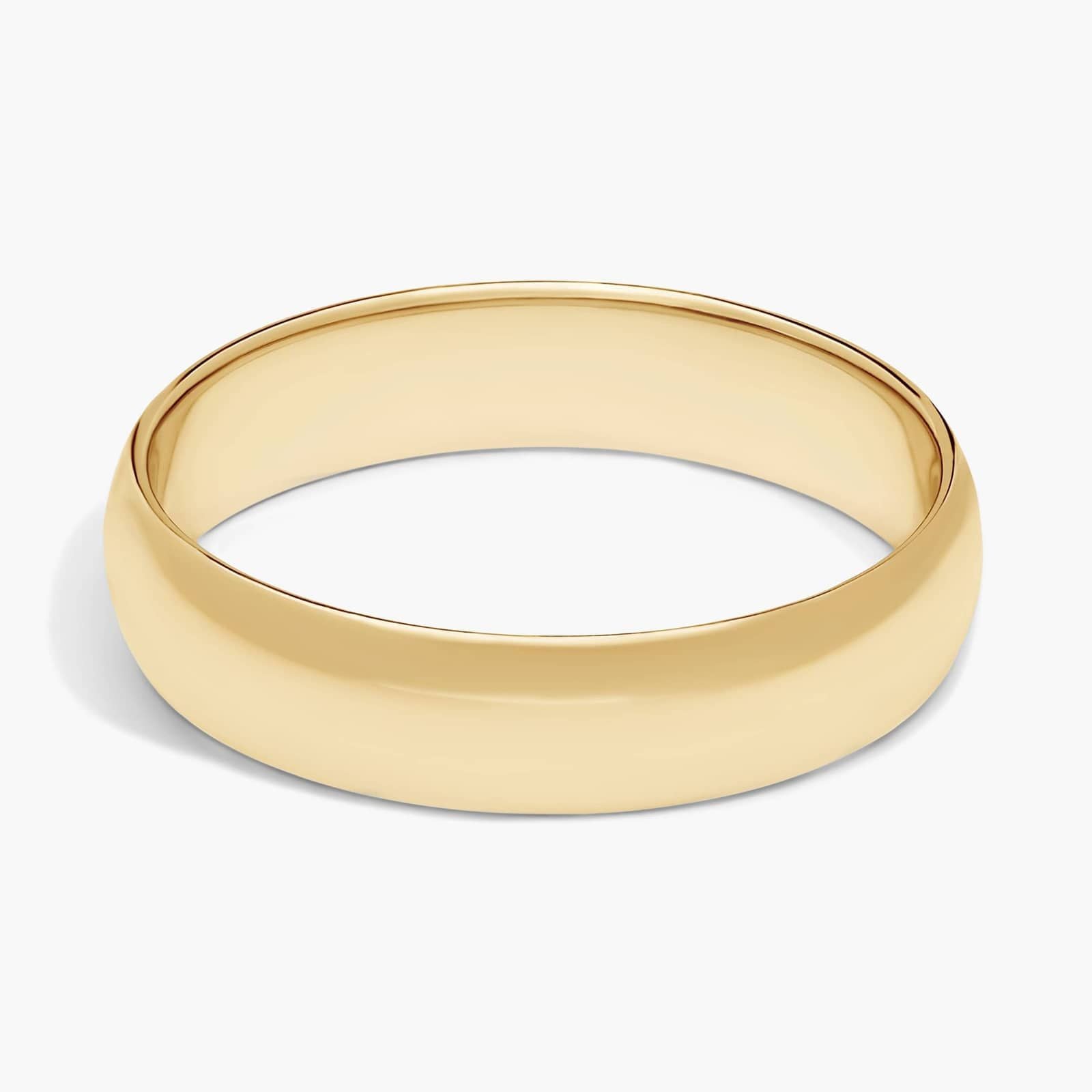 Classic Wedding Ring In 14k Yellow Gold (5mm)