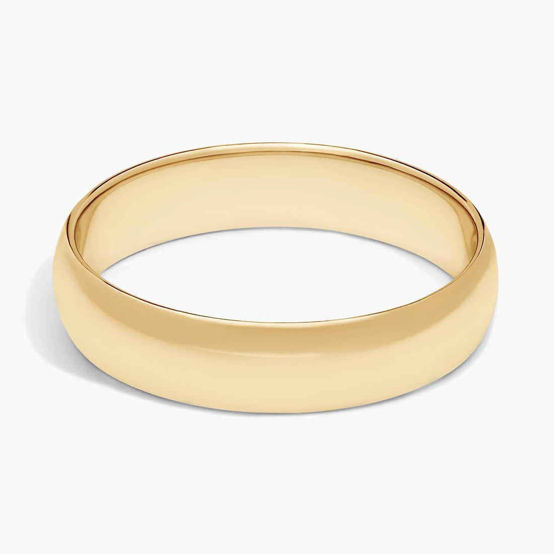 Classic Wedding Ring In 14k Yellow Gold (5mm)