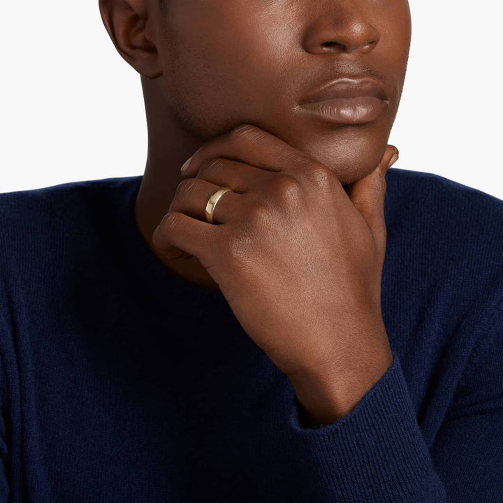 Classic Wedding Ring In 14k Yellow Gold (5mm)