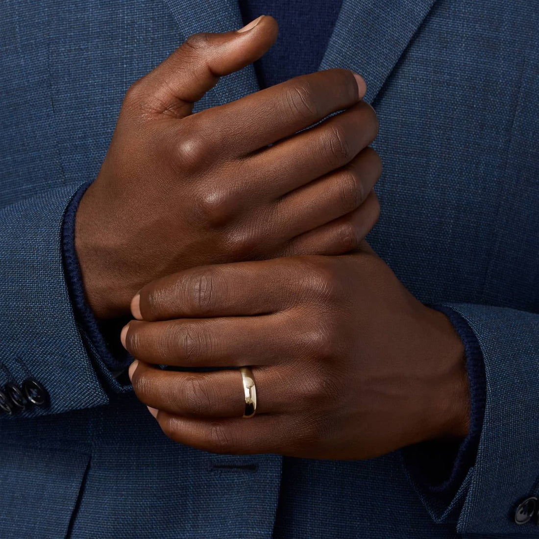 Classic Wedding Ring In 14k Yellow Gold (5mm)