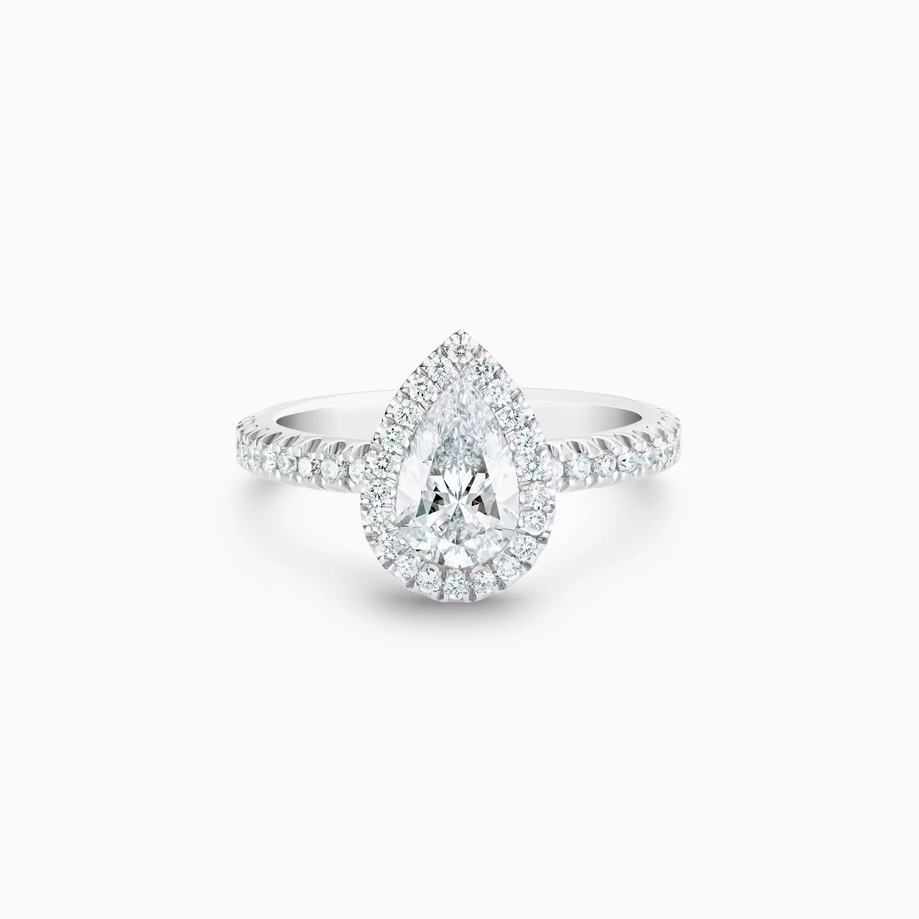 The Stephea Aura™ — Pear-Shaped Diamond Engagement Ring