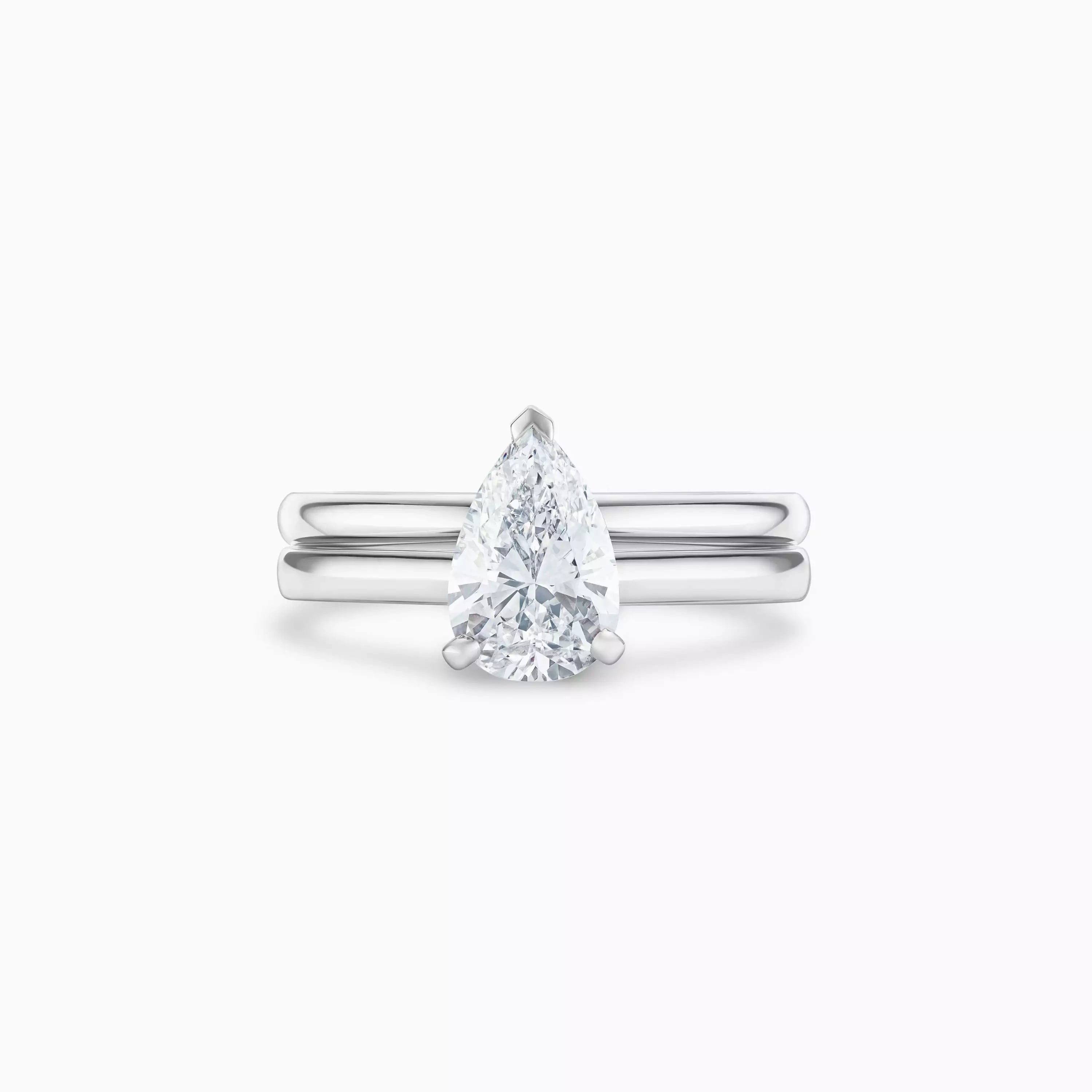 The Stephea Classic Pear™ — Pear-Shaped Diamond Engagement Ring