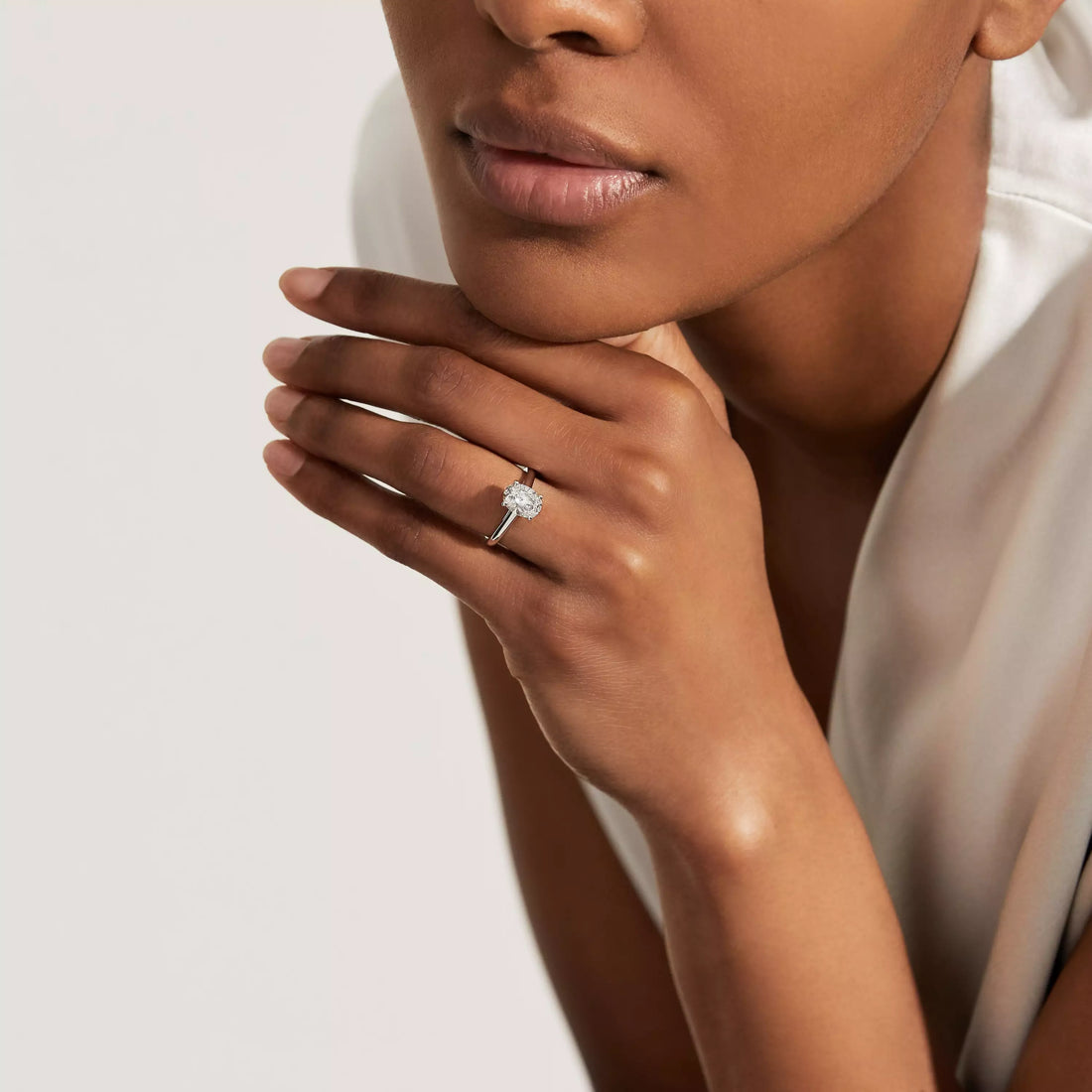 The Stephea Oval™ — Oval-Shaped Diamond Engagement Ring